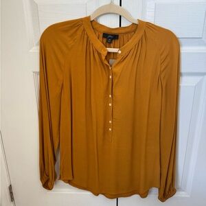 NWT J. Crew Women's Mustard Blouse
